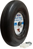 HI-RUN wheelbarrow tire with universal bearing kit and grease fitting