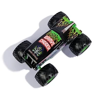 Monster Jam, Monster truck Grave Digger officiel, véhicule en métal moulé à collectionner, échelle 1:24, jouets pour garçons et filles à partir de 3 ans
