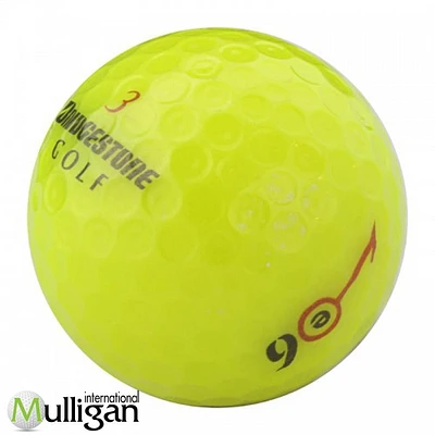 Mulligan - 36 balles de golf récupérées Bridgestone e6 4A, Jaune