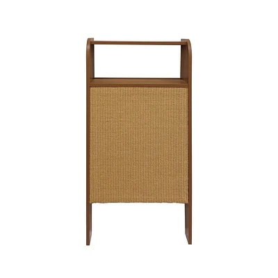 Instachew HIBI Wall Cat Scratcher with Shelf - Oak - One Size