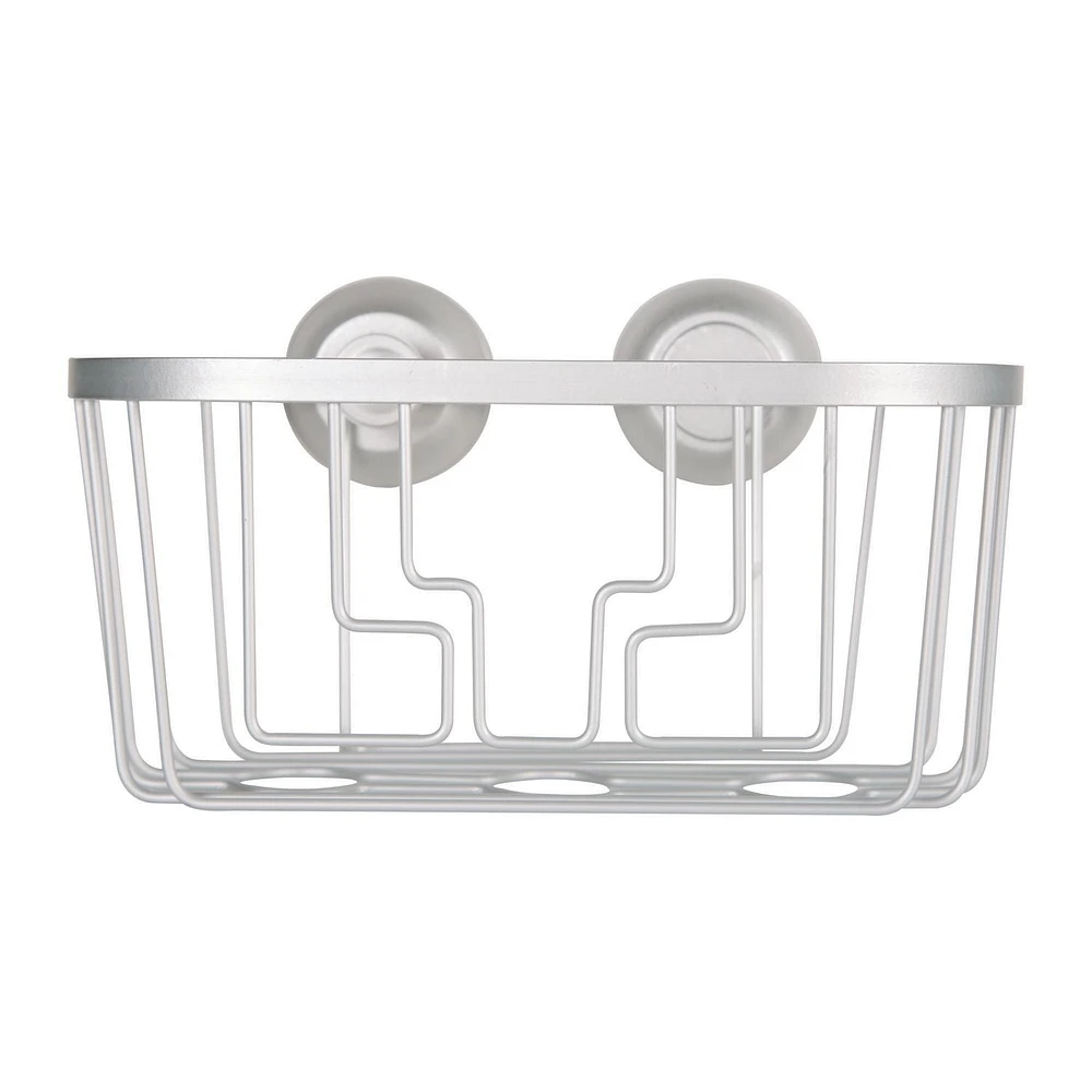 Porte-shampooing Catamarca d'era en aluminium argent chaud 9,13 x 5 po
