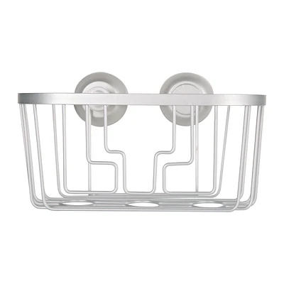 Porte-shampooing Catamarca d'era en aluminium argent chaud 9,13 x 5 po