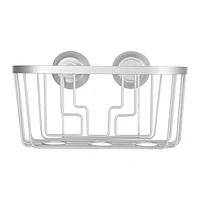 Porte-shampooing Catamarca d'era en aluminium argent chaud 9,13 x 5 po
