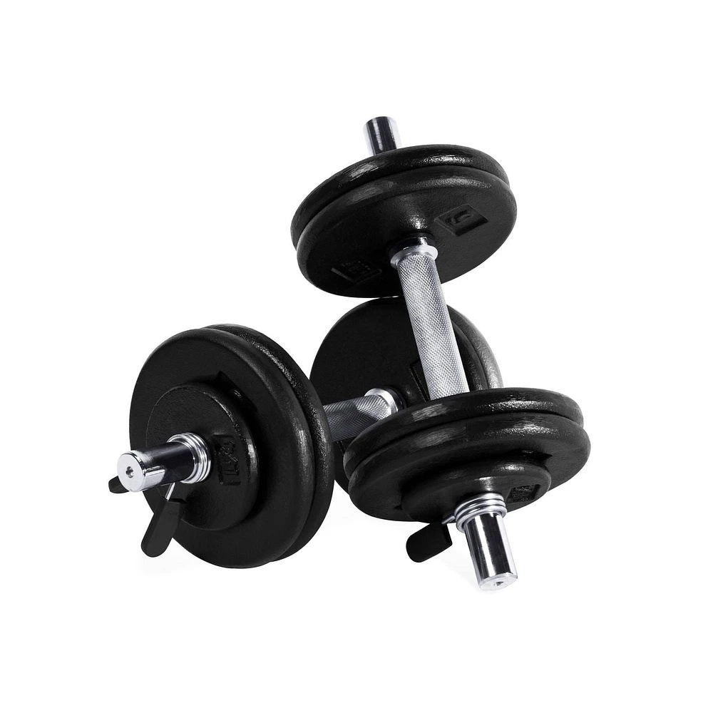 CAP Barbell 1-Inch Cast Iron Weight Plate, Black, Single, 1.25 - 50 Lbs