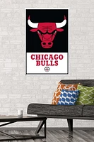 NBA Chicago Bulls - Logo 21 Wall Poster, 22.375" x 34" Framed