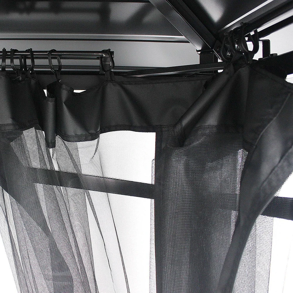 HOMETRENDS 10 ft. x 10 ft. Hardtop Gazebo