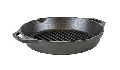 Poêle à griller à double poignée de 12po