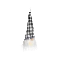 Led White Buffalo Sitter Gnome