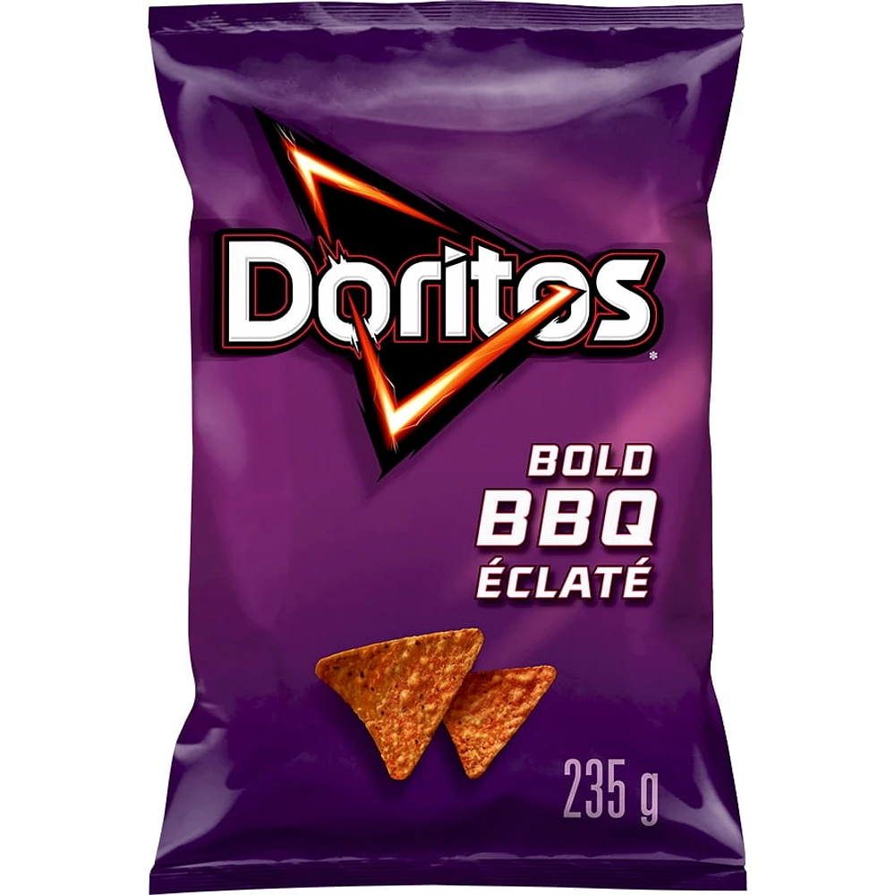 Doritos Bold BBQ Flavoured Tortilla Chips, 235g