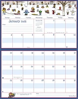 2026 Motherword Magnetic Calendar - English