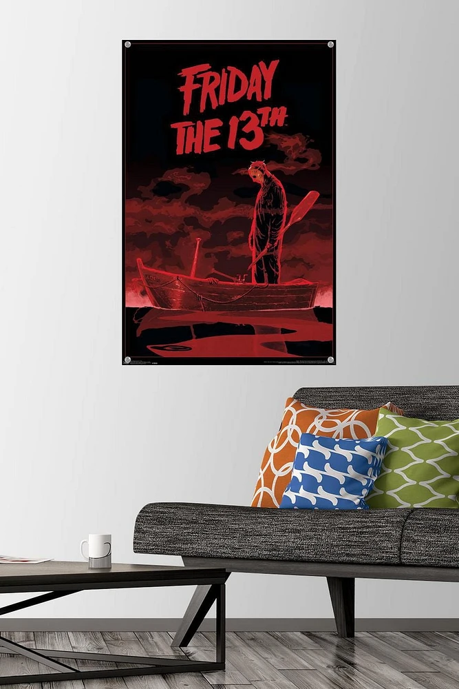 Friday The 13th - Boat Wall Poster, 22.375" x 34"
