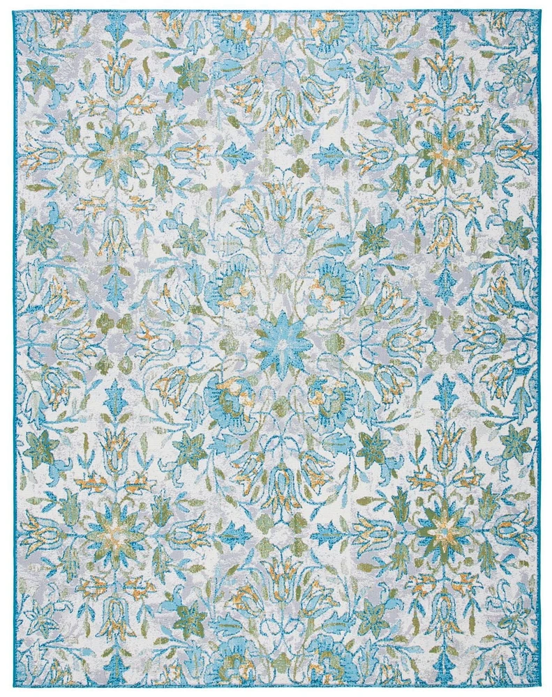 SAFAVIEH Barbados Corwin Tapis Floral Intérieur/Extérieur