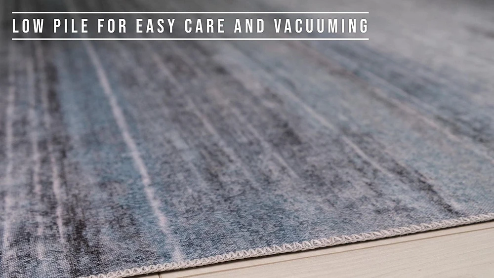 Rug Branch Emir Collection Tapis abstrait hydrofuge moderne