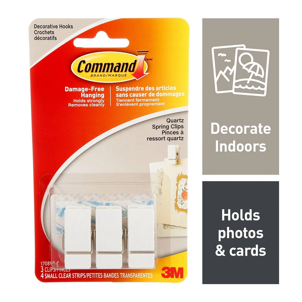 Command™ Decorative Clips 17089Q-C, Small