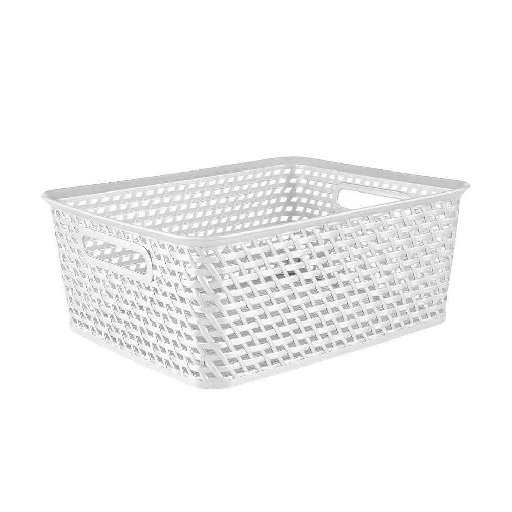 Mia Basket, Medium, Decorative Storage Basket