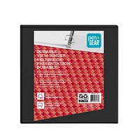 PEN+GEAR 3" DURABLE VIEW BINDER, Slant D-Ring, BLACK, PG DV 3`` BDR BLK