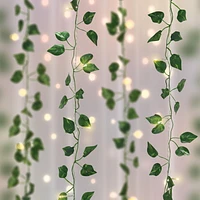 Merkury Curtain Vines Cascading Vine Strands &  String Lights
