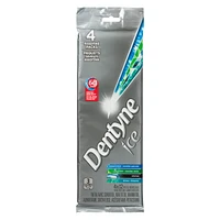 Dentyne Ice Saveurs assorties, gomme sans sucre, 4 paquets (12 morceaux par paquet)