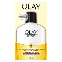 Lotion hydratante Olay Complet avec FPS 15 pour peau grasse 120 ml