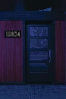 Backlit LED House Number