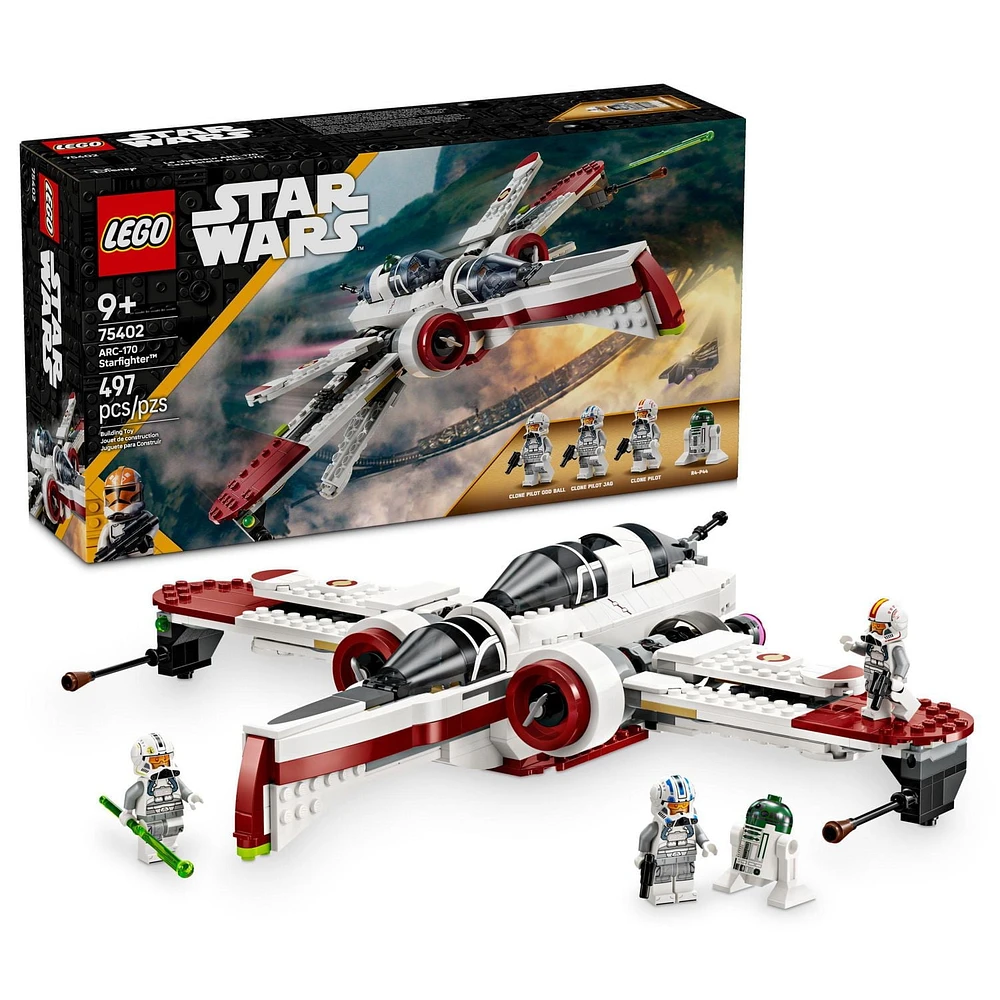 LEGO Star Wars ARC-170 Starfighter 75402 Ensemble de construction (497 pièces) Comprend 497 pièces, 9+ ans