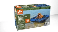 Lit flottant gonflable pour animale compagnie en forme d’os pour lac Ozark Trail, 42,5 po x 42,5 po x 7,87 po / 108 cm x 108 cm x 20 cm