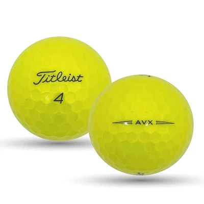 Mulligan - 24 balles de golf récupérées Titleist AVX 5A, Jaune