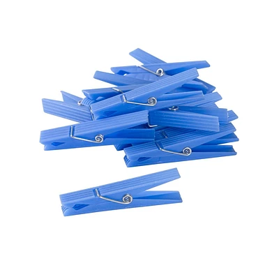 30 Épingles à linge en plastique de neatfreak! Bleu