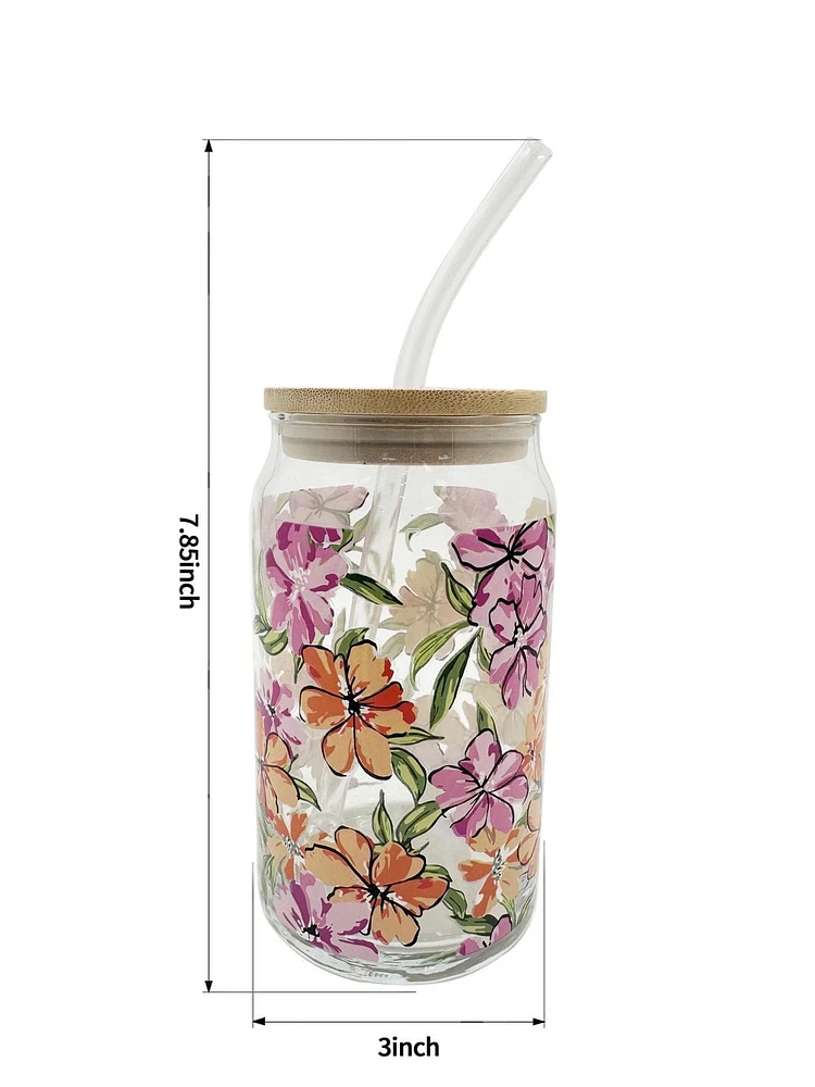 Mainstays Can feuille de verre rose