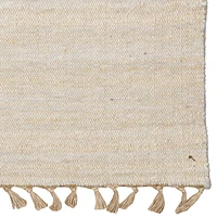 Tapis d'appoint Berbère Verginia naturel & ivoire de 1 pi 10 po x 2 pi 10 po