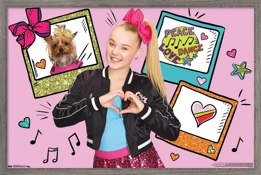 JoJo Siwa - Love Wall Poster, 22.375" x 34"
