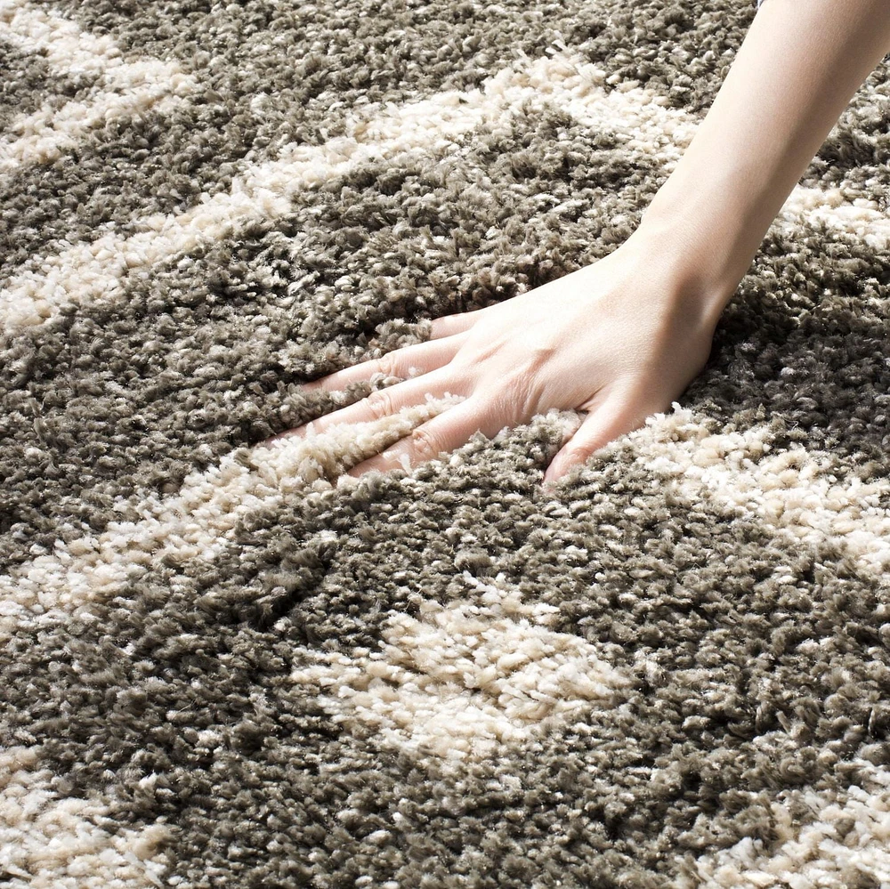 Safavieh Moroccan Fringe Janella Tapis Géométrique Shag
