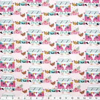 Fabric Creations Gone Camping Fat Quarter Pre-Cut Fabric Bundle - 18" x 21" / 45cm x 53cm, 5 pcs x 18" x 21" / 45cm x 53cm