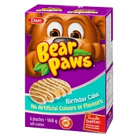 Bear Paws Birthday Cake Cookies, Dare, 168g