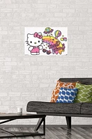 Hello Kitty - Retro Rainbow Wall Poster, 14.725" x 22.375"