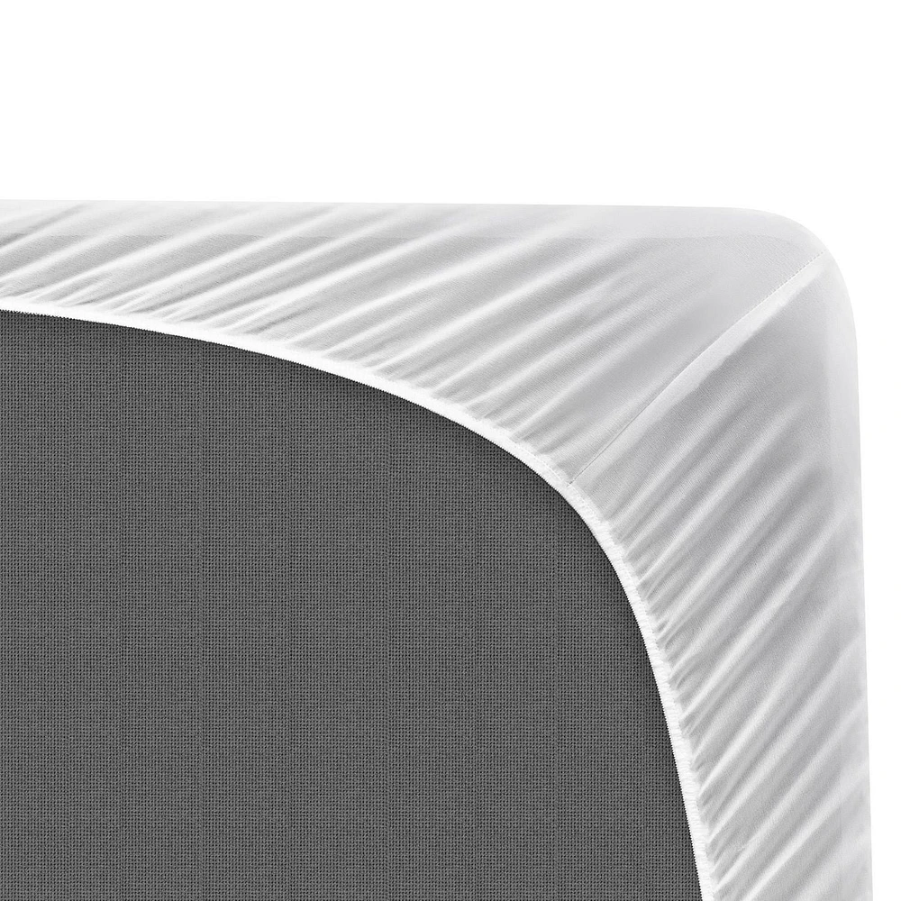 Safdie & Co. Protège-Matelas Lavande T Blanc