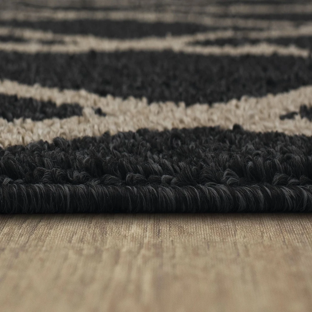 Mohawk Home - Tapis touffeté en polyester à motif de losanges, praline/havane