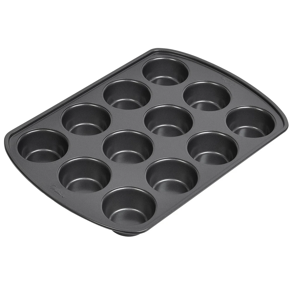 Ensemble de moules à muffins antiadhésifs de qualité supérieure Perfect Results Wilton, 2 pièces