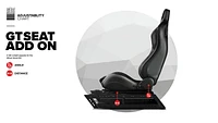 Siège complémentaire GT de Next Level Racing® pour socle de volant DD/2.0