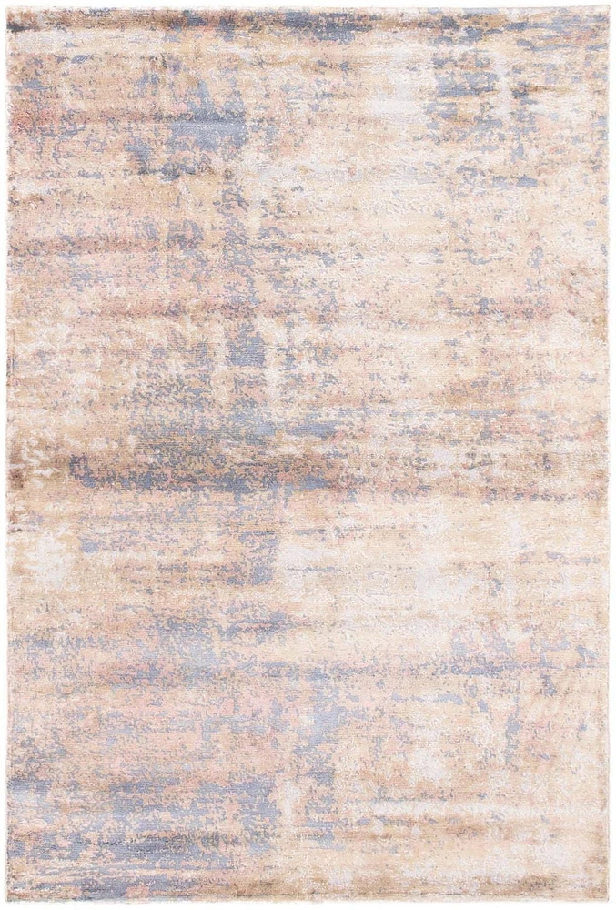 ECARPETGALLERY 5'0" x 7'6" Transitional Galleria Hand-knotted Area Rug for Living Room, Dining Room and Bedroom in Grey