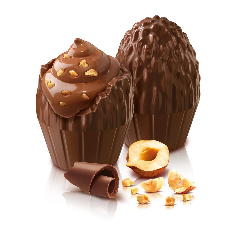 Ferrero Rocher® Golden Eggs, Milk Chocolate covered eggs with creamy hazelnut & cocoa filling, Easter Eggs, 10 Chocolates, 90g