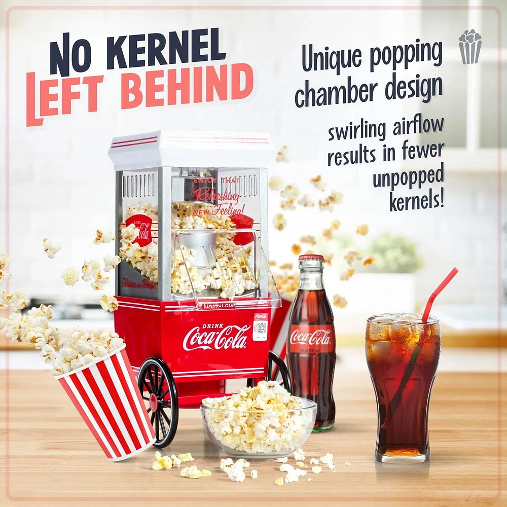 Éclateur de maïs soufflé Coca-Cola de Nostalgia Electronics