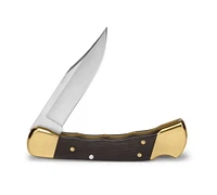 Buck Knives - Folding Hunter Finger Grooved Knife, Hunting Knife, Heavy-Duty Steel Knife, Design for Canadian Hunting Adventure, Bushcraft Knife, Stainless Steel Blade Knife