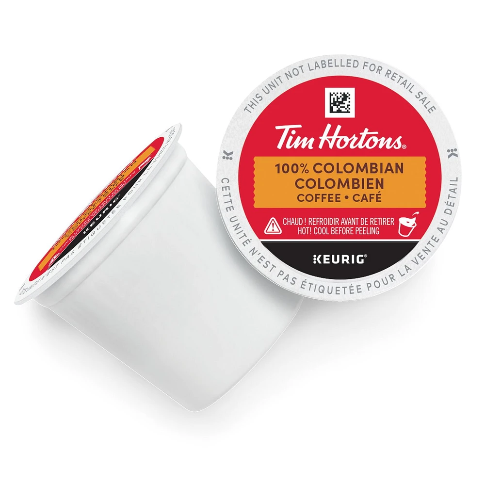 Tim Hortons 100% Colombian Dark Medium Roast Coffee, Keurig K-Cup 30ct Pods