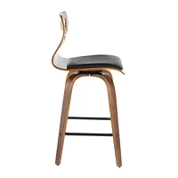Tabouret de comptoir de comptoir moderne milieu-du-siècle Folia