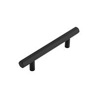 Era Hexagone Paquet de 2 Poignée Noire Brossée 5.90 x 0.47 x 1.30 po.