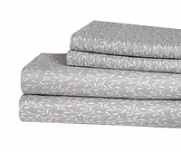 Ensemble de draps en microfibre imprimé 4 pièces