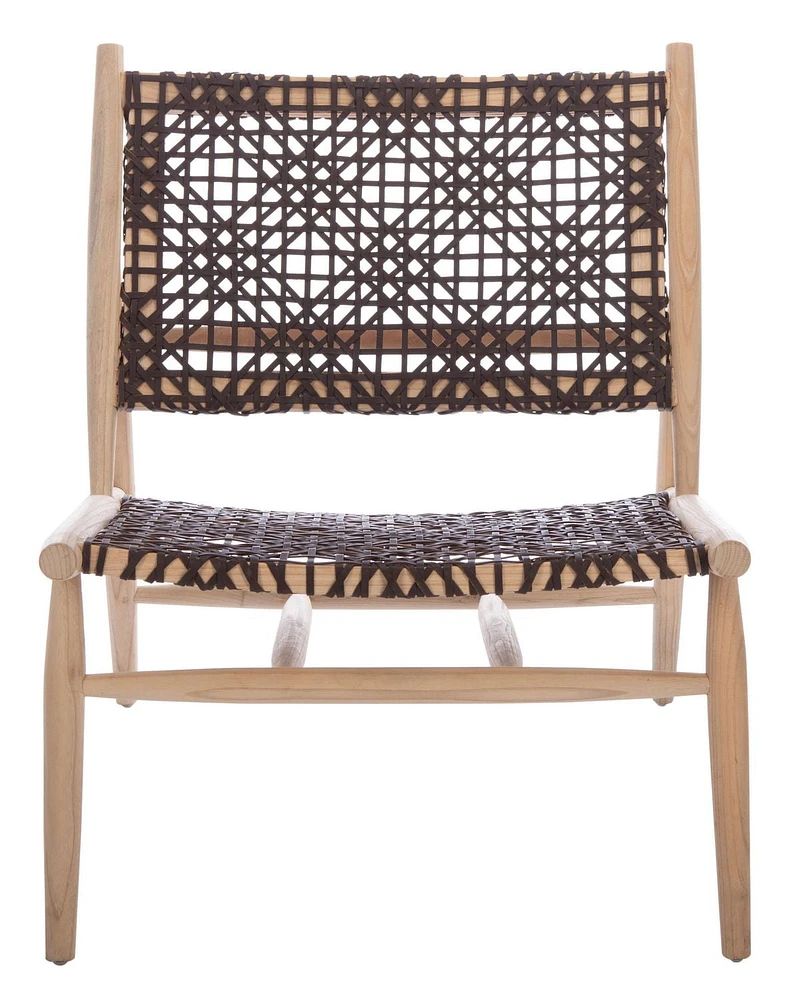 Safavieh Bandelier Leather Accent Chair