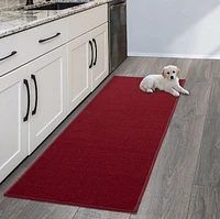 Ottomanson Oscar Collection Non-Slip Rubberback Solid 2x5 Indoor Runner Rug, 20" x 59"