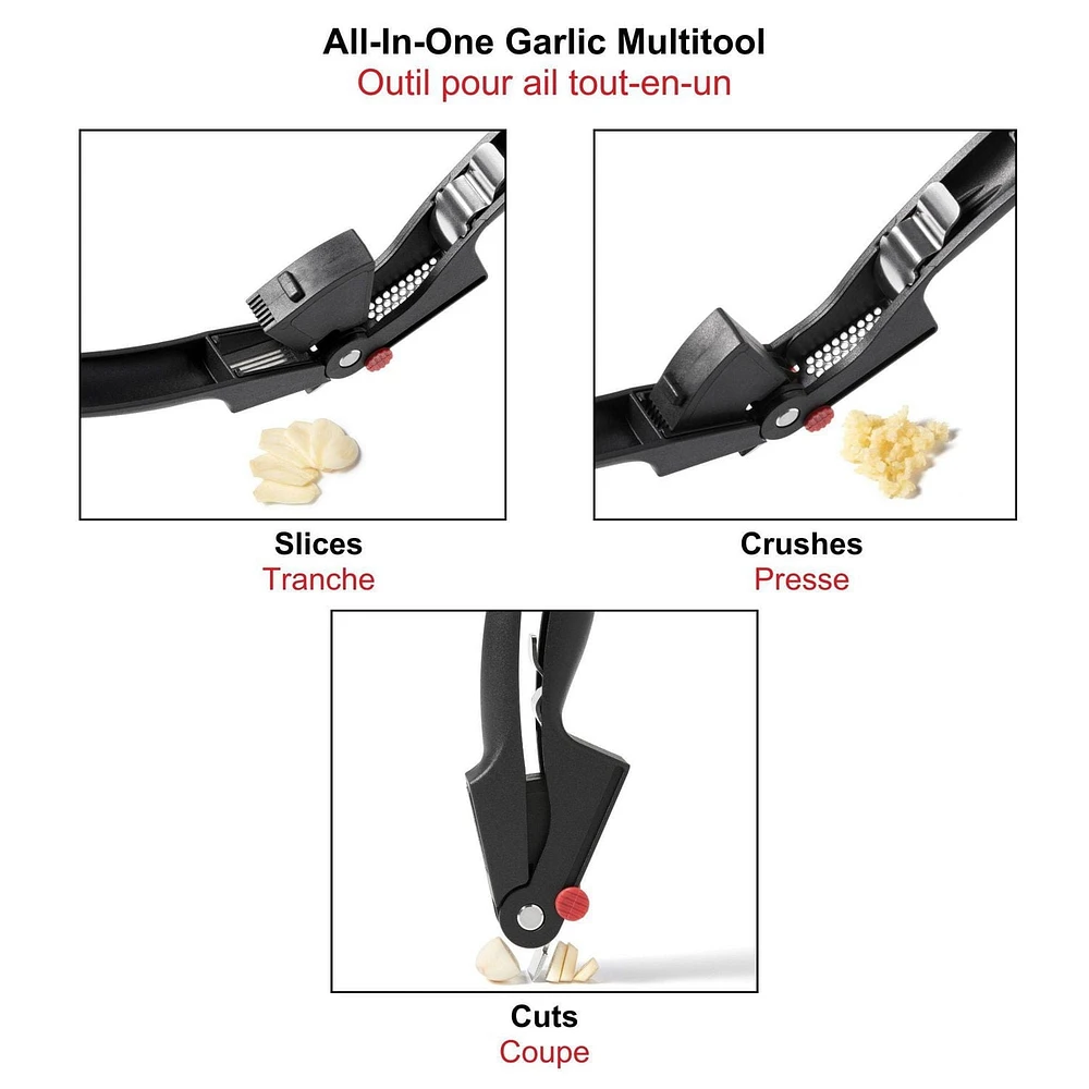 Starfrit All-In-One Garlic Multitool, Pivot Pusher
